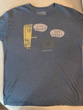 David & Goliath 'You Rock, You Rule' Navy Graphic Tee